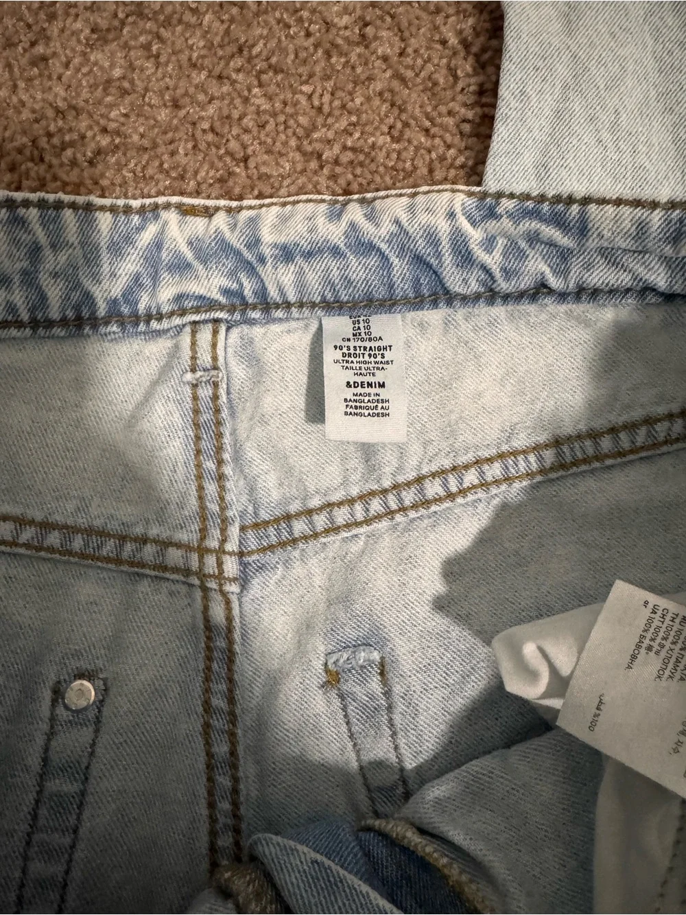 Light Wash womens Jeans - Casual Straight Fit